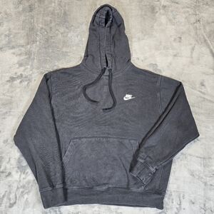 Nike Sportswear Club Fleece Hoodie Size Large Slightly Faded